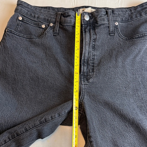 Madewell Women's Charcoal Curvy Perfect Vintage Straight Jeans Size 33 - Picture 9 of 14